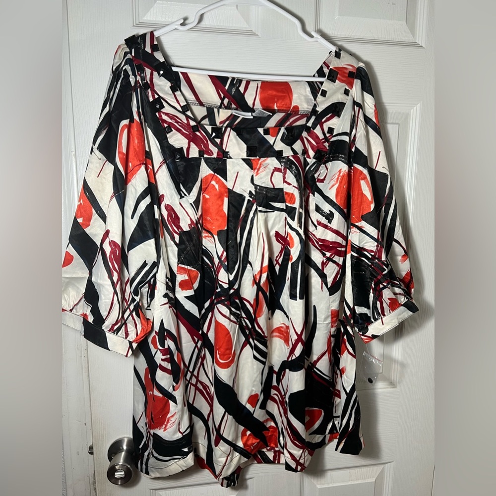 Abstract Shirt Plus Size